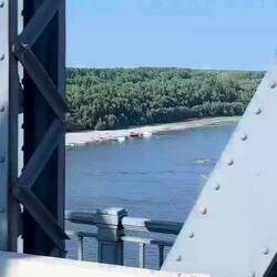 Crossing the Danube into Bulgaria