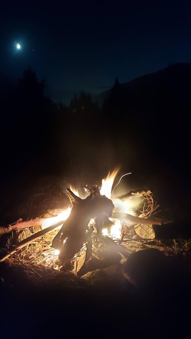 Feuer & Sternenhimmel passt immer😊