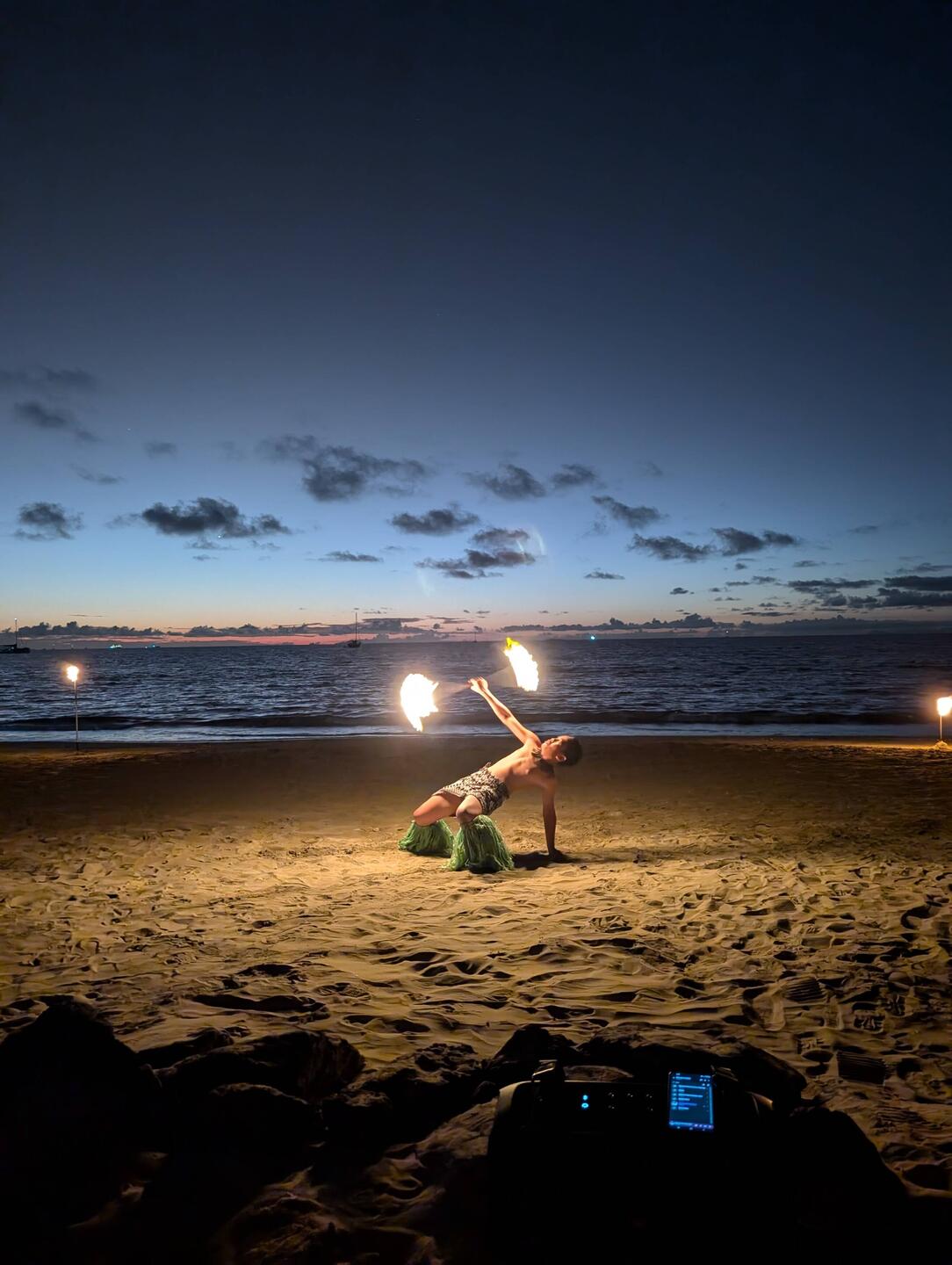 The fire show