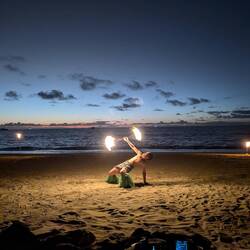 The fire show