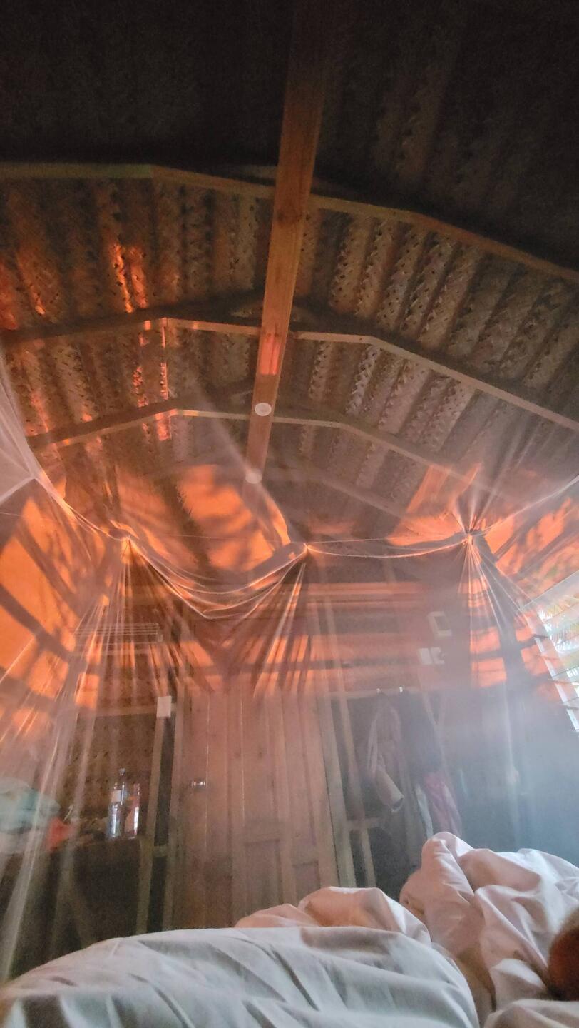 Sonnenaufgang in unserer Hütte☀️