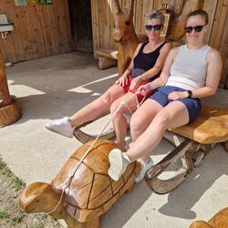 Bei der Hitze geht manchmal nur Schneckentempo 😄