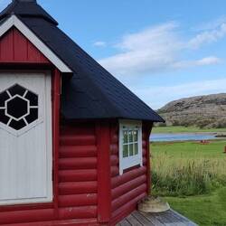 Grillhütte auf dem Campingplatz