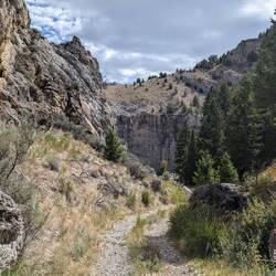 Caboose Canyon Trail im Bigsheep Creek