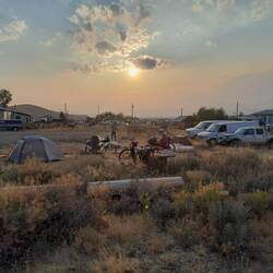 Camping in Grant (mit Steak-Dinner, Hot-Tub, Billiard) = Luxus