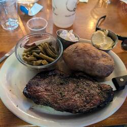 New York Steak 12oz, lecker!