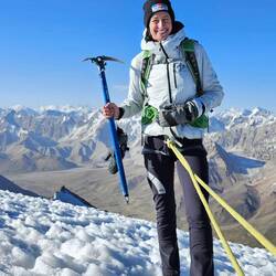 unbeschreibliche, eigentlich noch kaum fassbares Glück - mit dem Blick herum Richtung K2