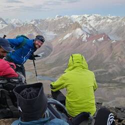 Highcamp erreicht! auf 5700hm