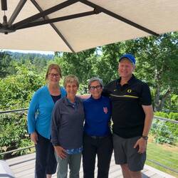 With Our amazing hosts, Doug and Monica