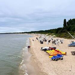 Blick Richtung Ahlbeck und Swinemünde