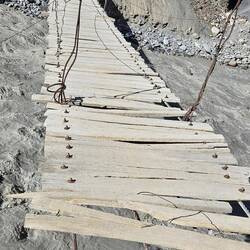 Da müssen auch die Esel (auch das Donkeybaby) hinüber