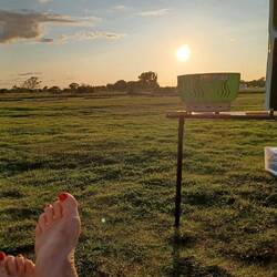 Sonnenuntergang genießen
