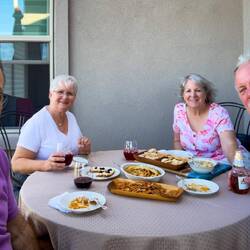 Hosting the Sercels for dinner — Colorado Springs, CO.
