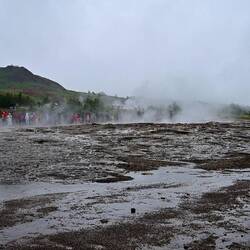 Smelly hot water at Geysir