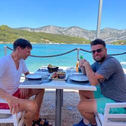 Mittagessen mit Aussicht
