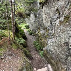 Some of the passages were very narrow.