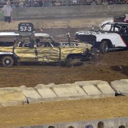 Can you believe this car was still moving? Who's laughing at the station wagon now?