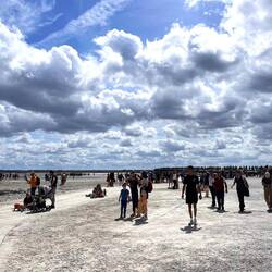 DieFlut kommt mit bis zu 10 km zurück.