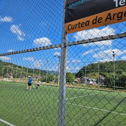 Soccer stop!