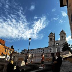 A view of the Spanish Steps.
