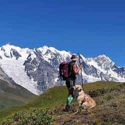 Der erste Gipfel nur noch wenige Schritte entfernt