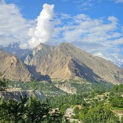 letzter Blick über Hunza