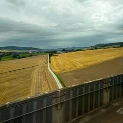 Am Ziel waren die Wolken und ein paar Regentropfen wieder verschwunden...