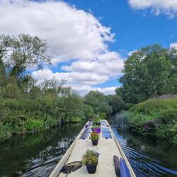 The upper Avon is getting pretty narrow!