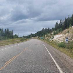 Die letzten Meter auf dem Alaska Hwy
