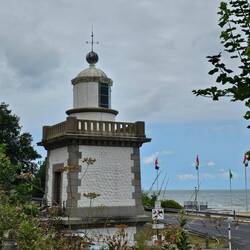 Weer terug bij de vuurtoren.