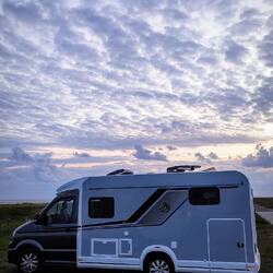 Stellplatz für heute am Rasteplads