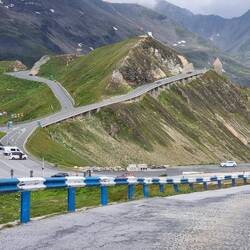 Abfahrt von der Edelweiss Spitze