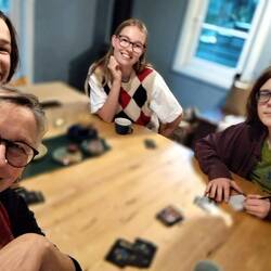 Card games and homemade treats