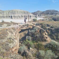 Hendrik auf Wanderung