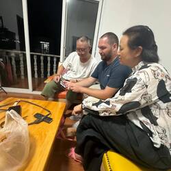 Showing off the photos from Australia