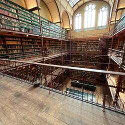 A library within the museum of books on art