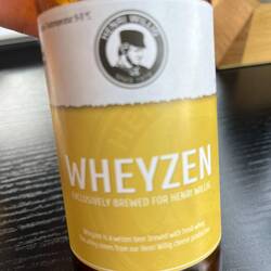 Whey beer... yes whey.
