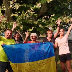 Avec des Ukrainiens