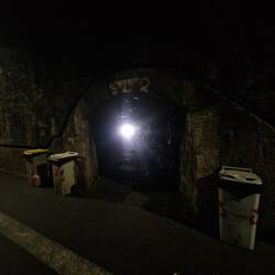 Der nicht ganz geheime Abzweig im Eisenbahntunnel