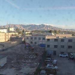 Aussicht vom Hotelzimmer.