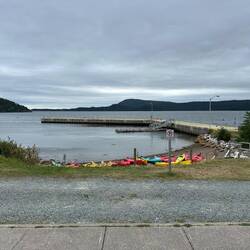 The view from the red chairs