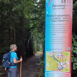 Hier liegen französische Soldaten aus der Armee Napoleons begraben!