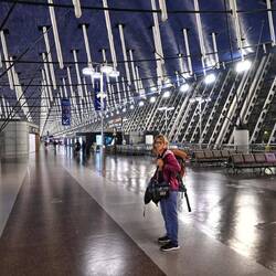 Zwischenstopp in Shanghai. Leider gibt es keinen Direktflug von Hokkaido nach FRA.