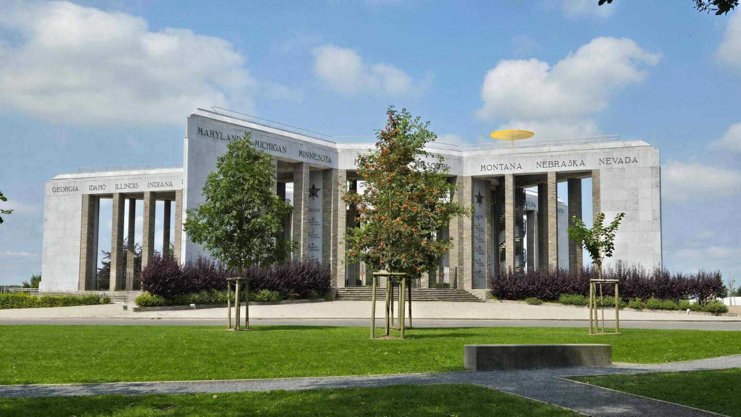U.S. monument dedicated to every division that fought in the Battle of the Bulge from all 50 states