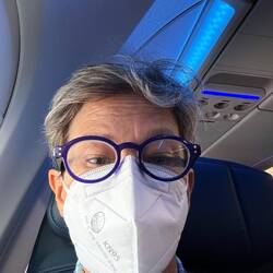 Not taking any chances on the plane!