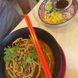Khao soi noodles