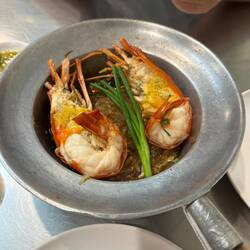 Couple of giant prawns