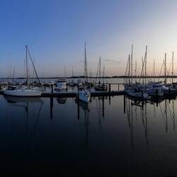 Traumhafter Sonnenuntergang an der Ostsee - sie geht übrigens im Wsten unter... komisch.. 🤔