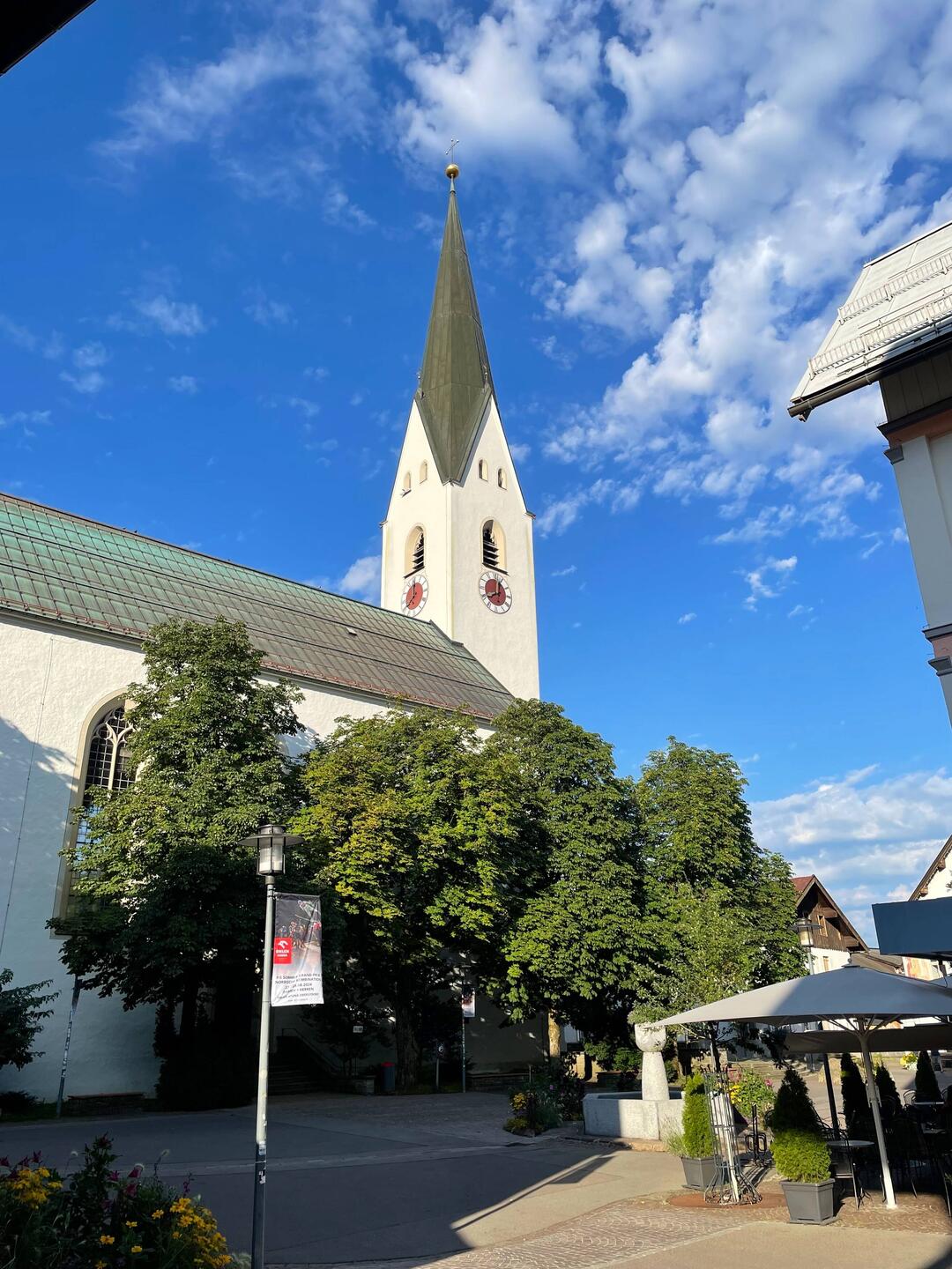 Start der Etappe in Oberstdorf...
