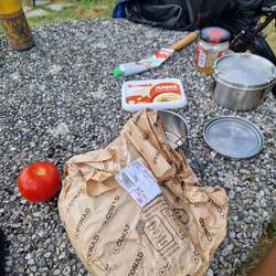 Spätes Mittagessen